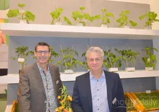 Frank Vriends and Rob Valke with Beekenkamp Plants. They show the growing possibilities in fruit- and outdoor crops.